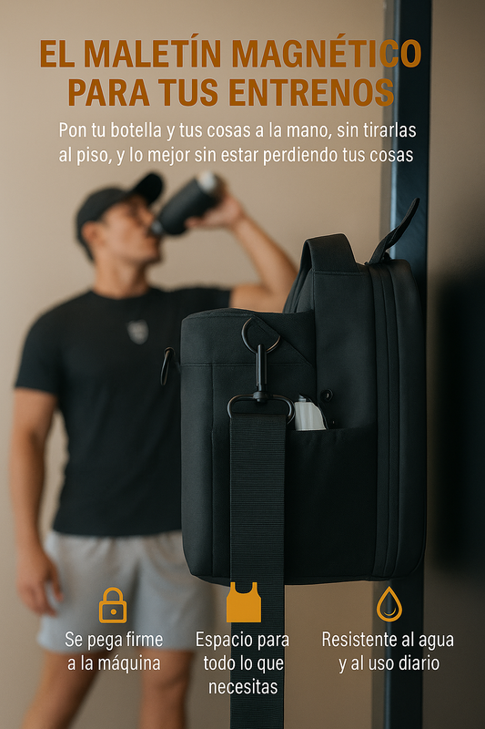 “Bolso Magnético Deportivo + Correa Premium – Práctico, Seguro y Elegante”