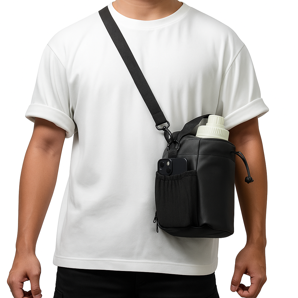 “Bolso Magnético Deportivo + Correa Premium – Práctico, Seguro y Elegante”